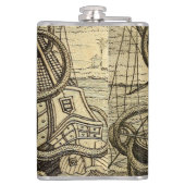 ヴィンテージクラケンプリント フラスク (裏面)