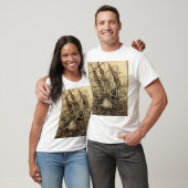 ヴィンテージクラケンプリント Tシャツ (ユニセックス)