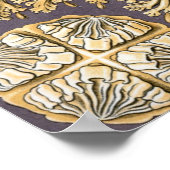 ヴィンテージクラゲイラストレーション ポスター (角)