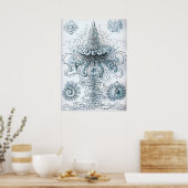 ヴィンテージクラゲイラストレーション ポスター (キッチン)