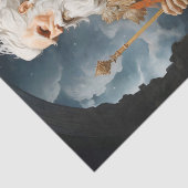 ヴィンテージクラシカルギリシャ神アポロレッド金ゴールド 薄葉紙 (詳細)