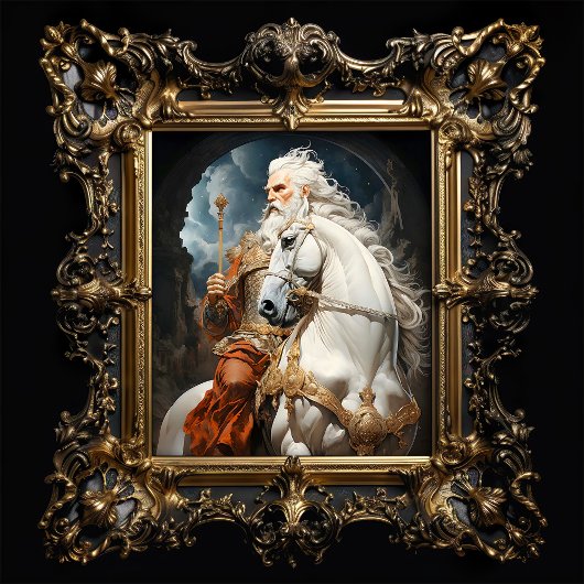 ヴィンテージクラシカルギリシャ神アポロレッド金ゴールド 薄葉紙