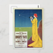 ヴィンテージクラシカルコンサートのブリュッセルad ポストカード (正面/裏面)