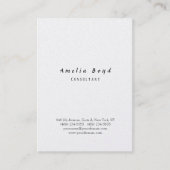 ヴィンテージクラシカルスタイリッシュミニマル 名刺 (正面)