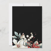 ヴィンテージクラシカルホリデーフローラワンフォト シーズンカード (裏面)