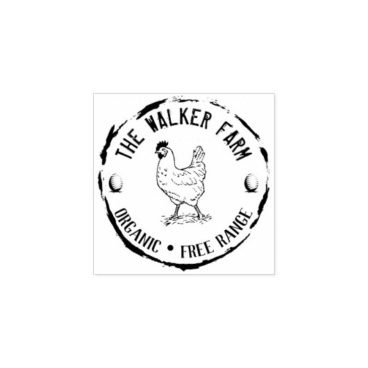 ヴィンテージクラシカル⎢卵ゴム印 ラバースタンプ (インプリント)