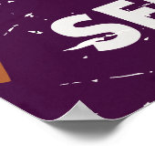 ヴィンテージクラシックのフィッシュアンドチップポスター ポスター (角)