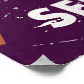 ヴィンテージクラシックのフィッシュアンドチップポスター ポスター (角)