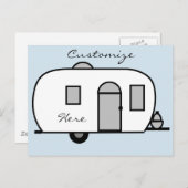 ヴィンテージクラシックの丸い隊商 ポストカード (正面/裏面)