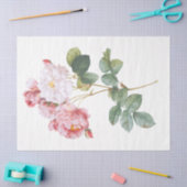 ヴィンテージクラシックアンティーク手絵を描花 薄葉紙 (クラフト)