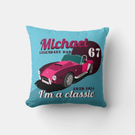 ヴィンテージクラシックアンティーク車の伝説的なパパ名 クッション