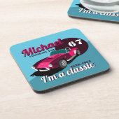 ヴィンテージクラシックアンティーク車の伝説的なパパ名 コースター (左側)