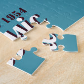 ヴィンテージクラシックアンティーク車の伝説的なパパ名 ジグソーパズル (側面)