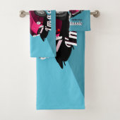 ヴィンテージクラシックアンティーク車の伝説的なパパ名 バスタオルセット (インサイチュ)