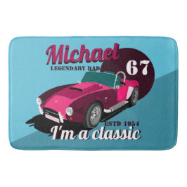 ヴィンテージクラシックアンティーク車の伝説的なパパ名 バスマット