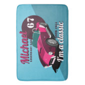 ヴィンテージクラシックアンティーク車の伝説的なパパ名 バスマット (正面縦)