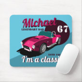 ヴィンテージクラシックアンティーク車の伝説的なパパ名 マウスパッド (マウス)