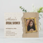 ヴィンテージクラシックアート写真ブライダルシャワー 招待状 (スタンド正面)