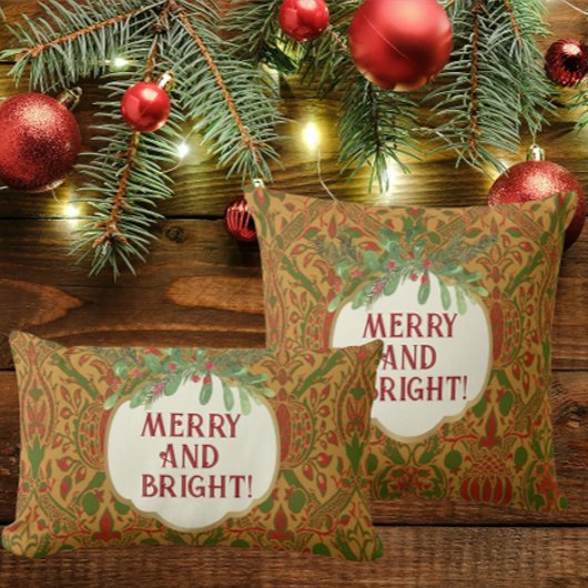 ヴィンテージクラシックウィリアムモリスパーソナライズされた クッション