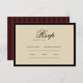 ヴィンテージクラシックエステティック 出欠カード (正面/裏面)