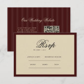 ヴィンテージクラシックエステティック 出欠カード (正面/裏面)