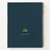 ヴィンテージクラシックオートバイノート ノートブック (裏面)