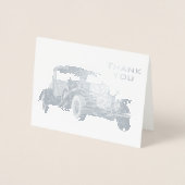 ヴィンテージクラシックオールド男らしカー 箔カード (正面)