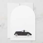 ヴィンテージクラシックカーコテージコーセレクトカラー 招待状 (裏面)