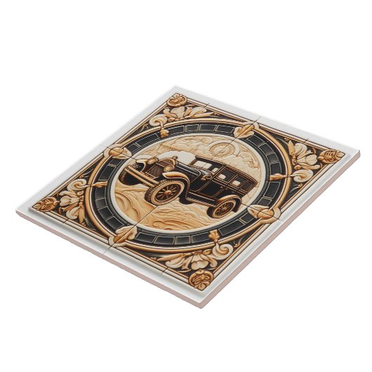 ヴィンテージクラシックカータイルのエレガンス タイル (側面)