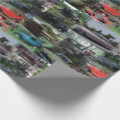 ヴィンテージクラシックカーラッピング紙 ラッピングペーパー (角)