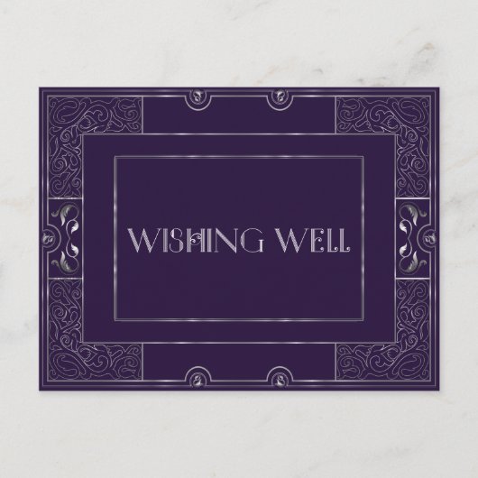 ヴィンテージクラシックギャツビーウィッシングウェル3マヌエラ ポストカード (正面)
