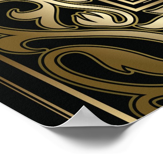 ヴィンテージクラシックギャツビースタイルフォトブースポスター ポスター (角)