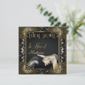 ヴィンテージクラシックギャツビースタイルブライダルシャワー 招待状 (スタンド正面)