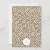 ヴィンテージクラシッククラフトHO!ホー!ホリデーパーティー招待状 招待状 (裏面)