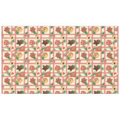 ヴィンテージクラシッククリスマスのジンジャーブレッドCookie テーブルクロス (正面(横))