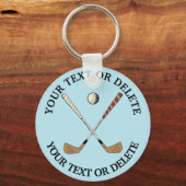 ヴィンテージクラシックゴルファー キーホルダー (正面)