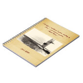 ヴィンテージクラシックスタイルクラフト紙ノート ノートブック (左側)