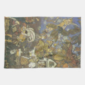 ヴィンテージクラシックストーリーブックキャラクター、エドモンド・ダラック キッチンタオル (横)