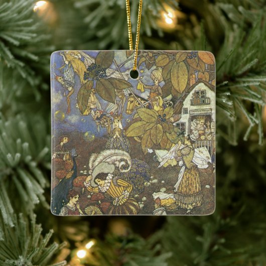 ヴィンテージクラシックストーリーブックキャラクター、エドモンド・ダラック セラミックオーナメント (ツリー)