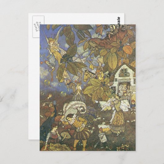 ヴィンテージクラシックストーリーブックキャラクター、エドモンド・ダラック ポストカード (正面/裏面)