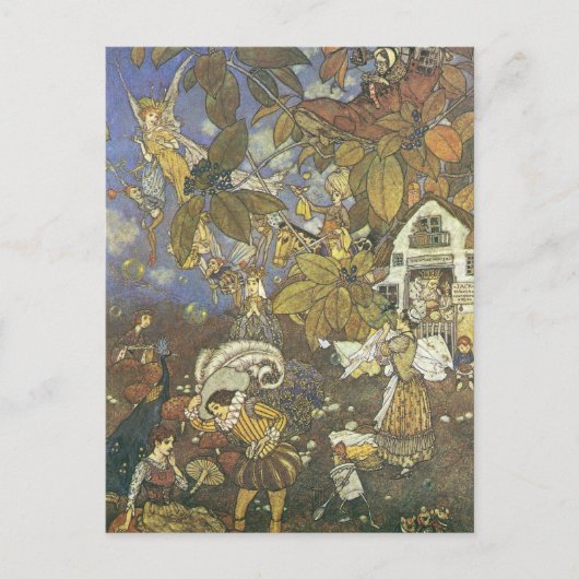 ヴィンテージクラシックストーリーブックキャラクター、エドモンド・ダラック ポストカード (正面)