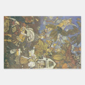 ヴィンテージクラシックストーリーブックキャラクター、エドモンド・ダラック ラッピングペーパーシート (正面2)