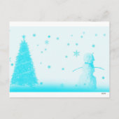 ヴィンテージクラシックスノーマンクリスマス シーズンポストカード (裏面)