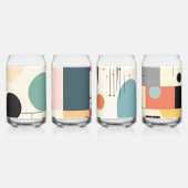 ヴィンテージクラシックセットのレプリカ缶ガラスタンブラー ガラス缶 (右)