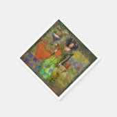 ヴィンテージクラシックタウロスポートレートゴシック美術 スタンダードカクテルナプキン (角)