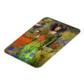 ヴィンテージクラシックタウロスポートレートゴシック美術 マグネット (左側)