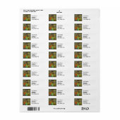 ヴィンテージクラシックタウロスポートレートゴシック美術 ラベル (フルシート)