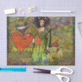 ヴィンテージクラシックタウロスポートレートゴシック美術 薄葉紙 (クラフト)