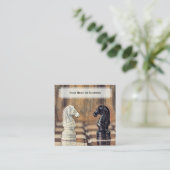 ヴィンテージクラシックチェスナイツコーチクラブ スクエア名刺 (スタンド正面)