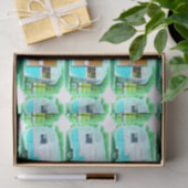 ヴィンテージクラシックトレーラキャラバンThunder_Cove 薄葉紙 (ギフト)